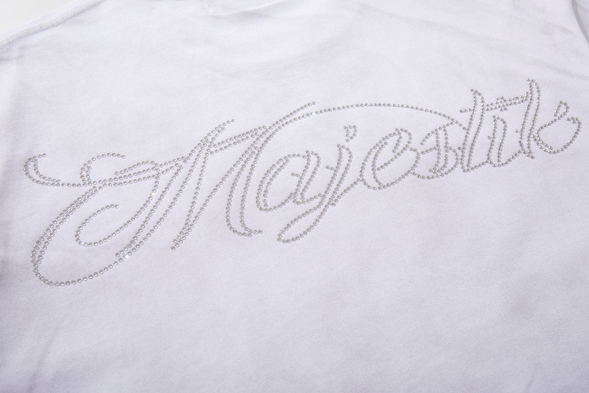 MAJESTIK Eagle Football Graphic Short-Sleeve T-Shirt - White ¡ª detail
