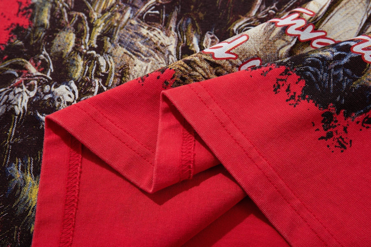 MAJESTIK Western Horse Graphic T-Shirt ¡ª detail