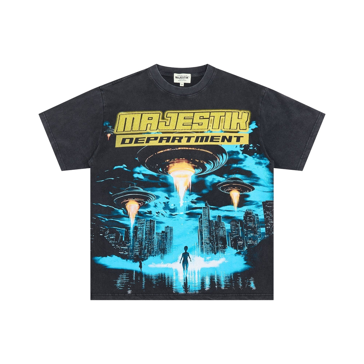 MAJESTIK UFO City Graphic Short-Sleeve T-Shirt ¡ª hero