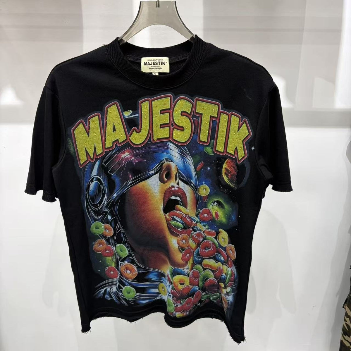 MAJESTIK Astronaut Candy Graphic T-Shirt ¡ª front